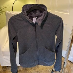 Ivivva by Lululemon girls size 12 dark gray jacket